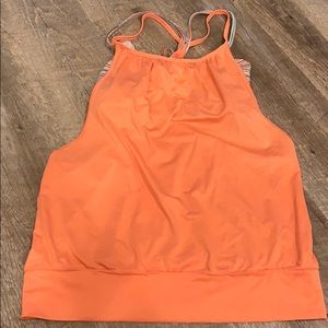 Tank with built in sports bra